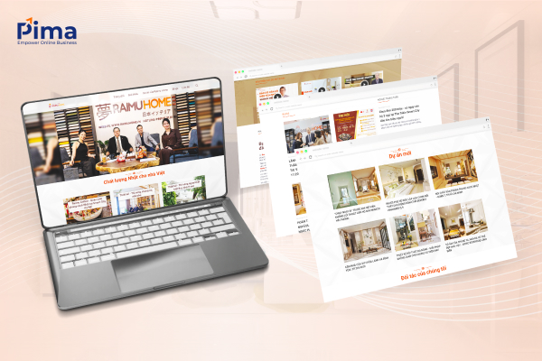 Nâng cấp website thiết kế nội thất Raimu Home