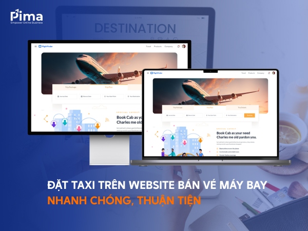Tích hợp chức năng đặt taxi trên website nhằm tạo thiện cảm với khách hàng