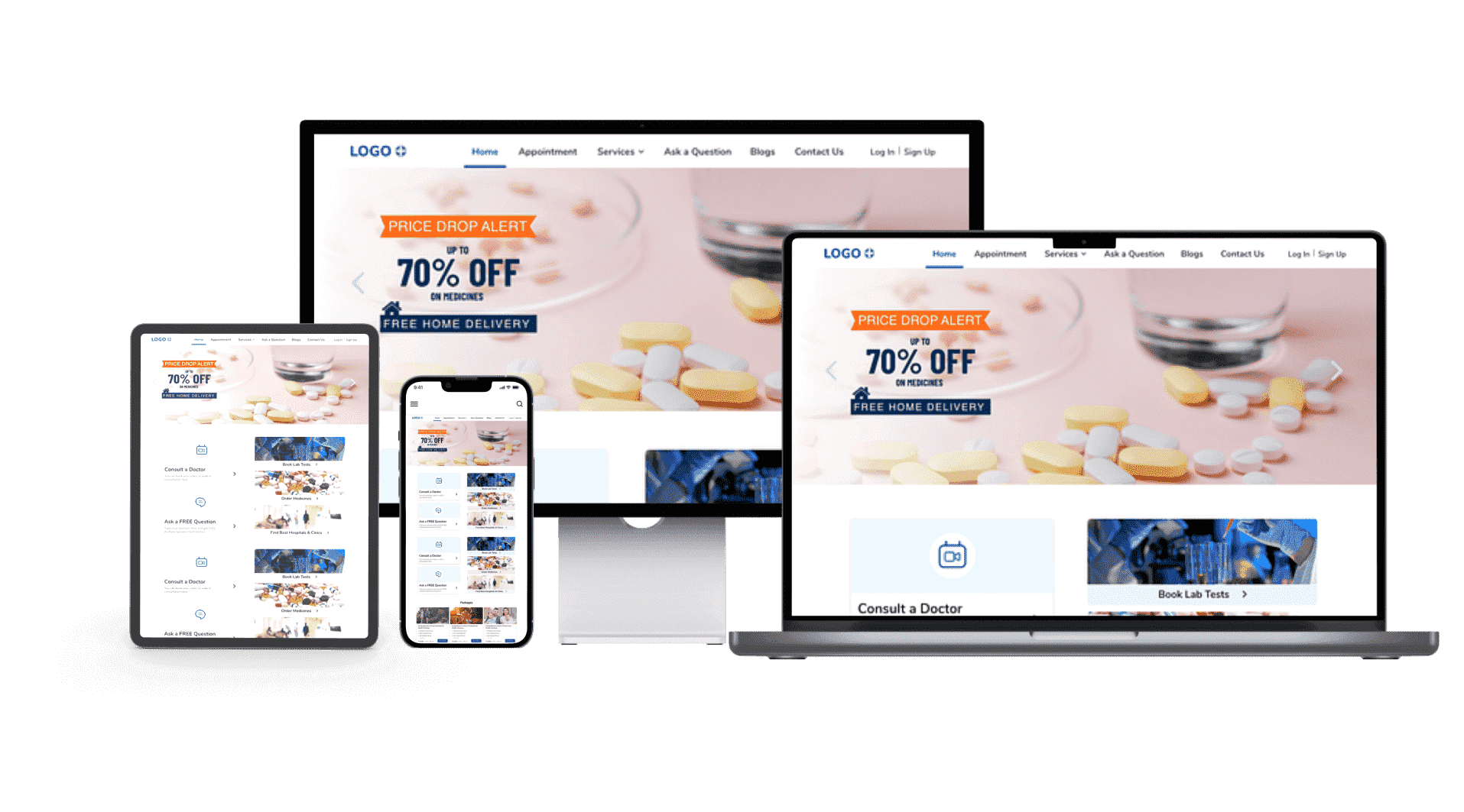 Thiết kế website thực phẩm chức năng chuyên nghiệp