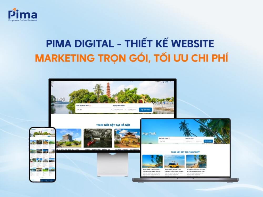 Pima Digital - công ty thiết kế website uy tín, chuyên nghiệp