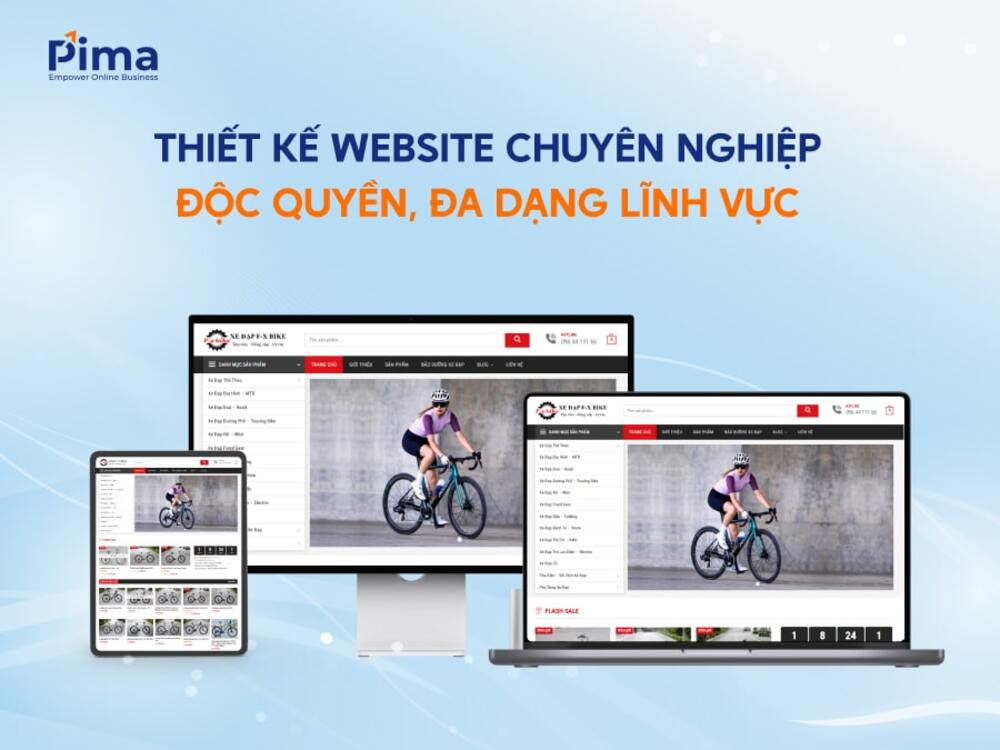 Thiết kế web Cần Thơ chuẩn SEO tại Pima Digital