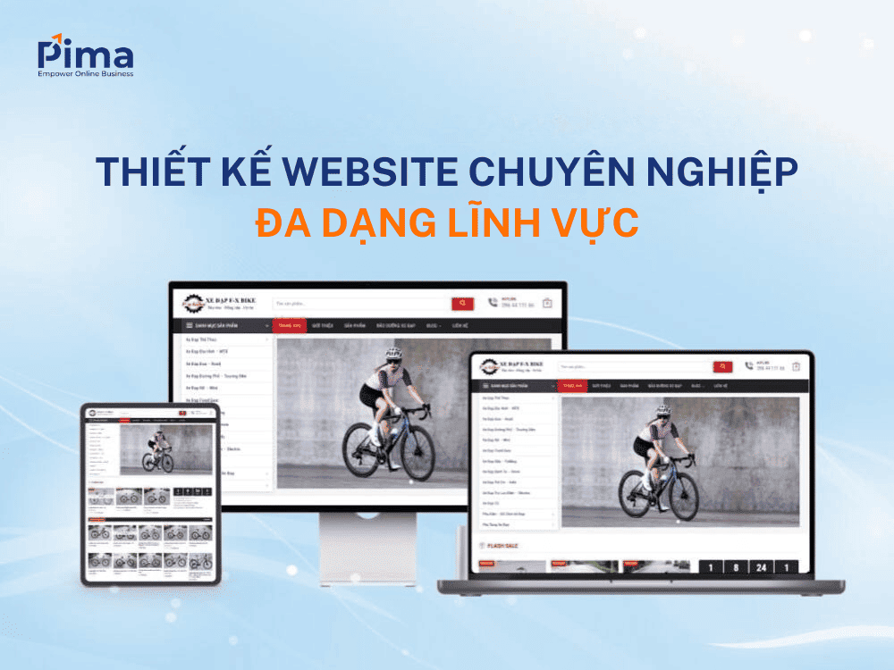 Pima Digital - Công ty thiết kế website Cần Thơ chuẩn SEO Pima Digital nhận thiết kế website chuyên nghiệp và đa dạng lĩnh vực