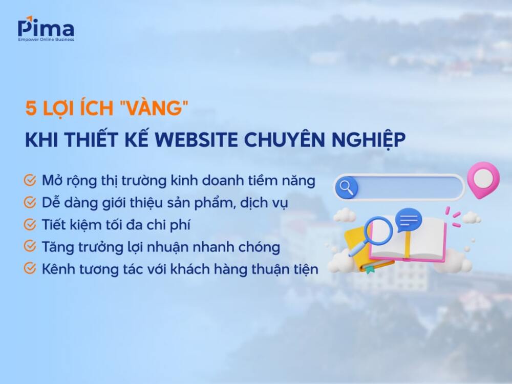 Những lợi ích quan trọng cho doanh nghiệp khi thiết kế web Đà Lạt