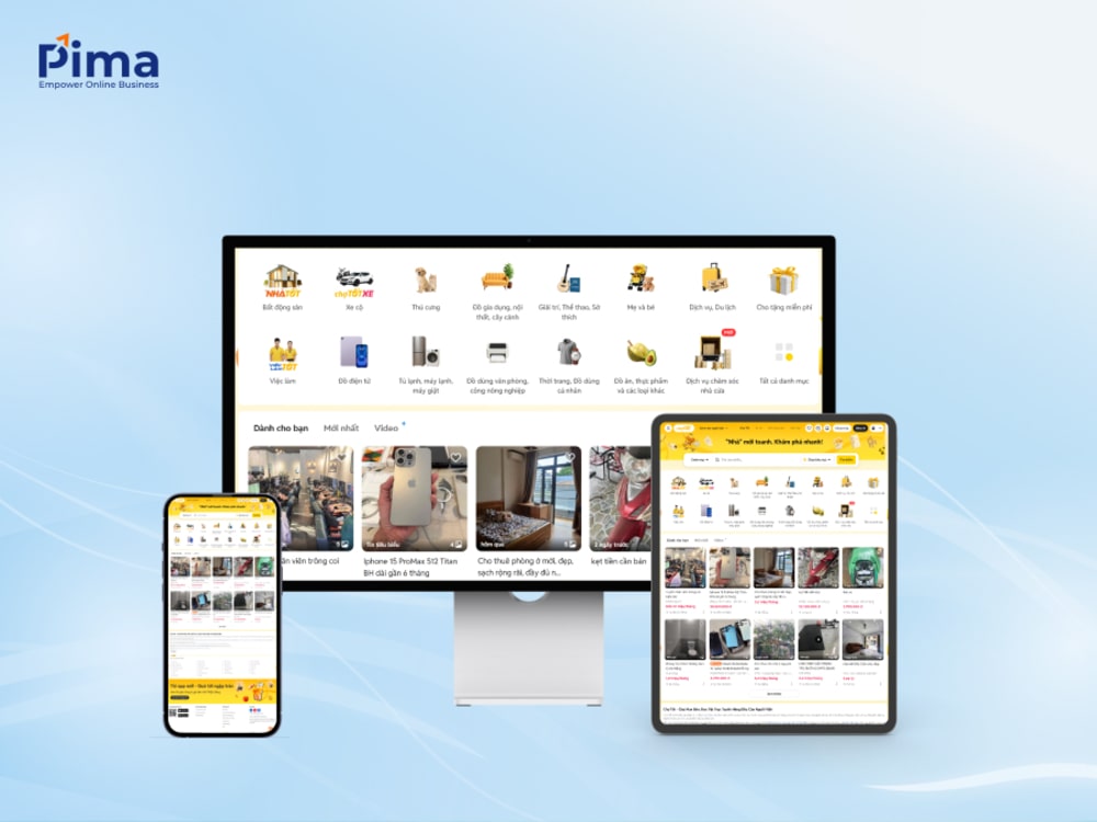 Website bán hàng với tính năng nâng cao