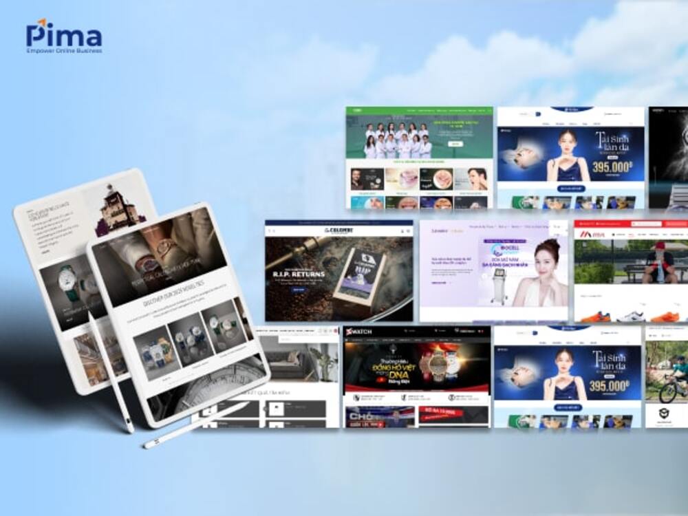 Dịch vụ thiết kế web cho nhiều lĩnh vực khác nhau