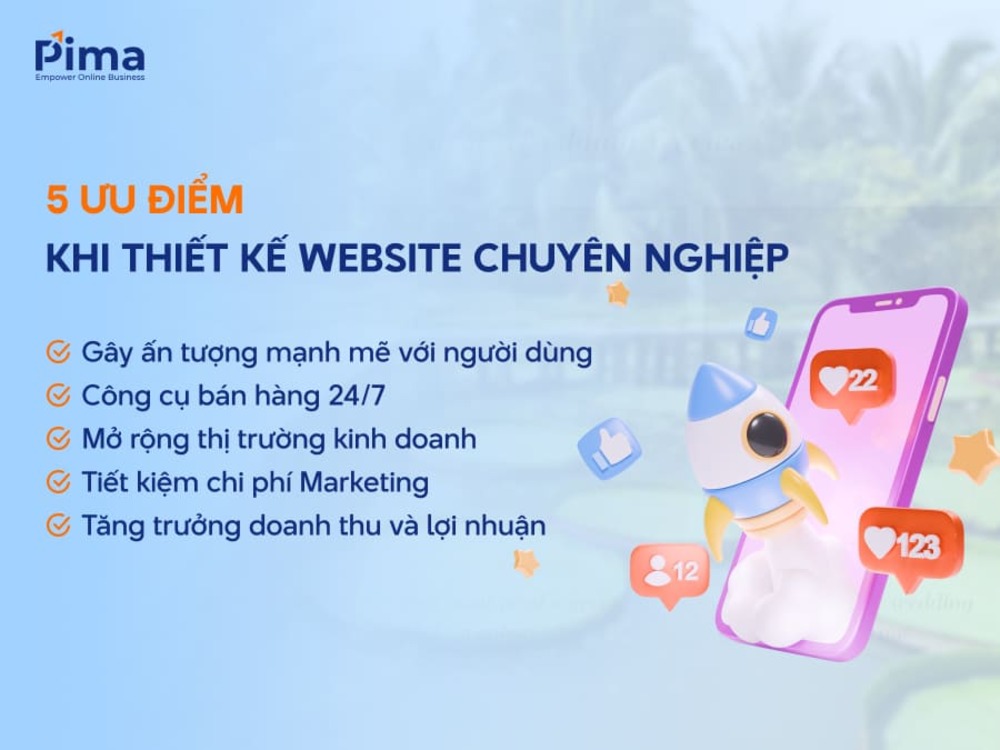 Những ưu điểm khi lựa chọn thiết kế website Đồng Tháp chuyên nghiệp