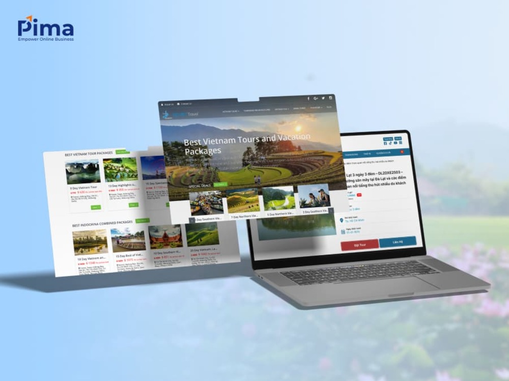 Thiết kế website du lịch chuyên nghiệp