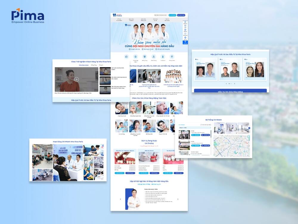 Thiết kế website mảng y tế Thiết kế website mảng y tế
