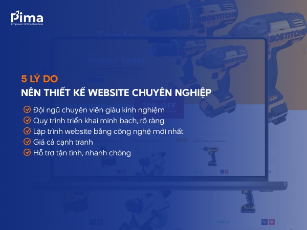 Thiết kế website Thái Bình tại Pima Digital đem lại nhiều lợi ích cho doanh nghiệp