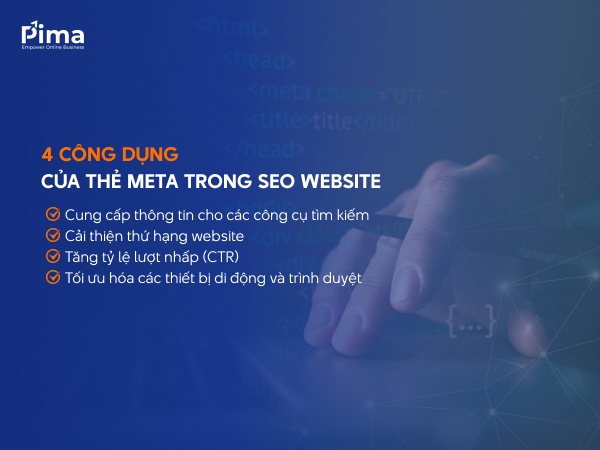 Meta Tag giúp hoạt động SEO website trở nên dễ dàng và đạt hiệu quả cao