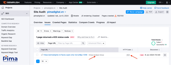 Hình ảnh minh họa về lỗi 404 trên website Pima Digital Hình ảnh minh họa về lỗi 404 trên website Pima Digital