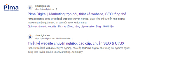Mỗi trang đều có title riêng và tránh trùng lặp nội dung Mỗi trang đều có title riêng và tránh trùng lặp nội dung