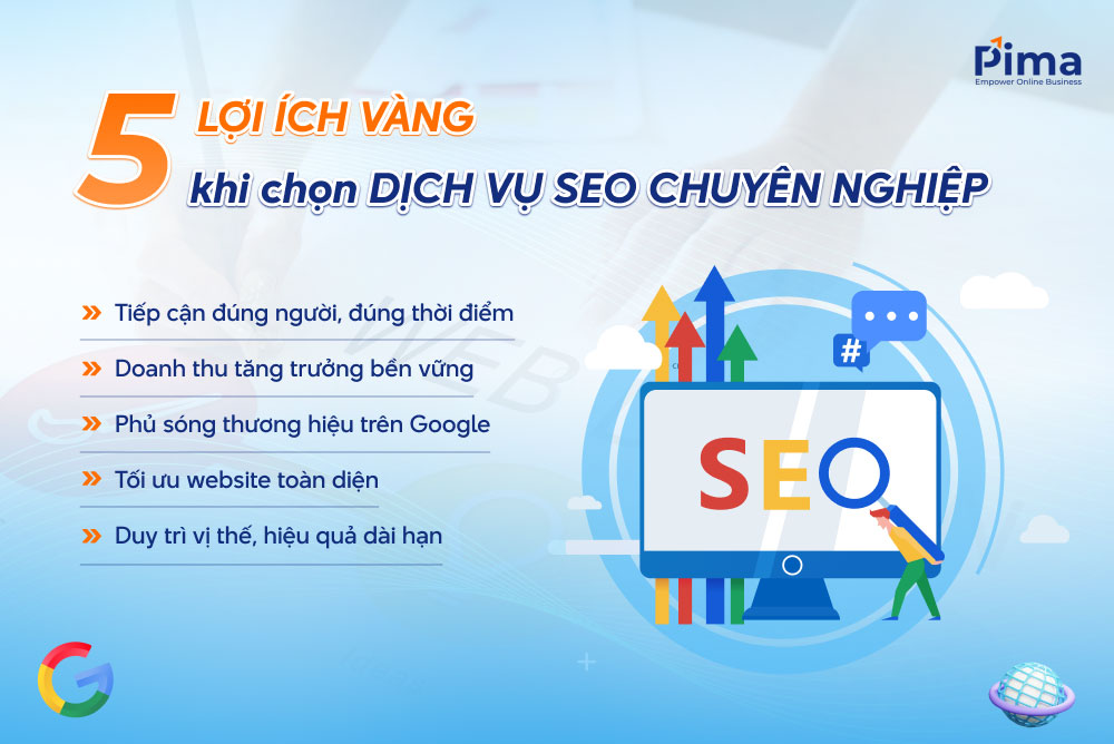 Những lợi ích cho doanh nghiệp khi lựa chọn dịch vụ SEO chuyên nghiệp