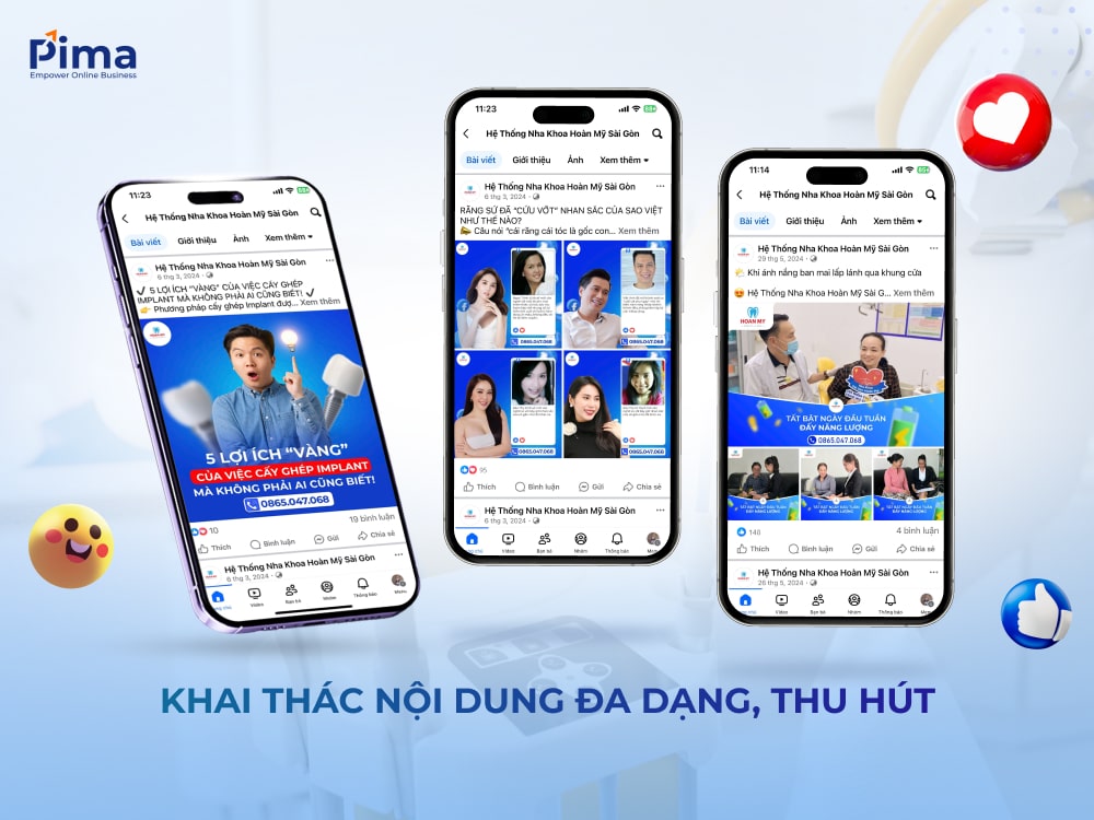 Chăm sóc Fanapge nha khoa Hoàn Mỹ Sài Gòn
