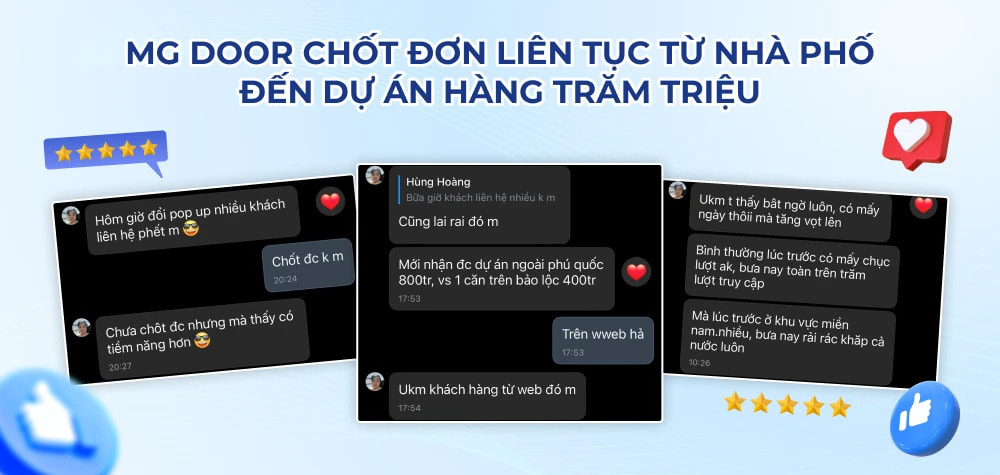 Kết quả SEO là nhiều khách hàng liên hệ với mức doanh thu tăng trưởng vượt bậc