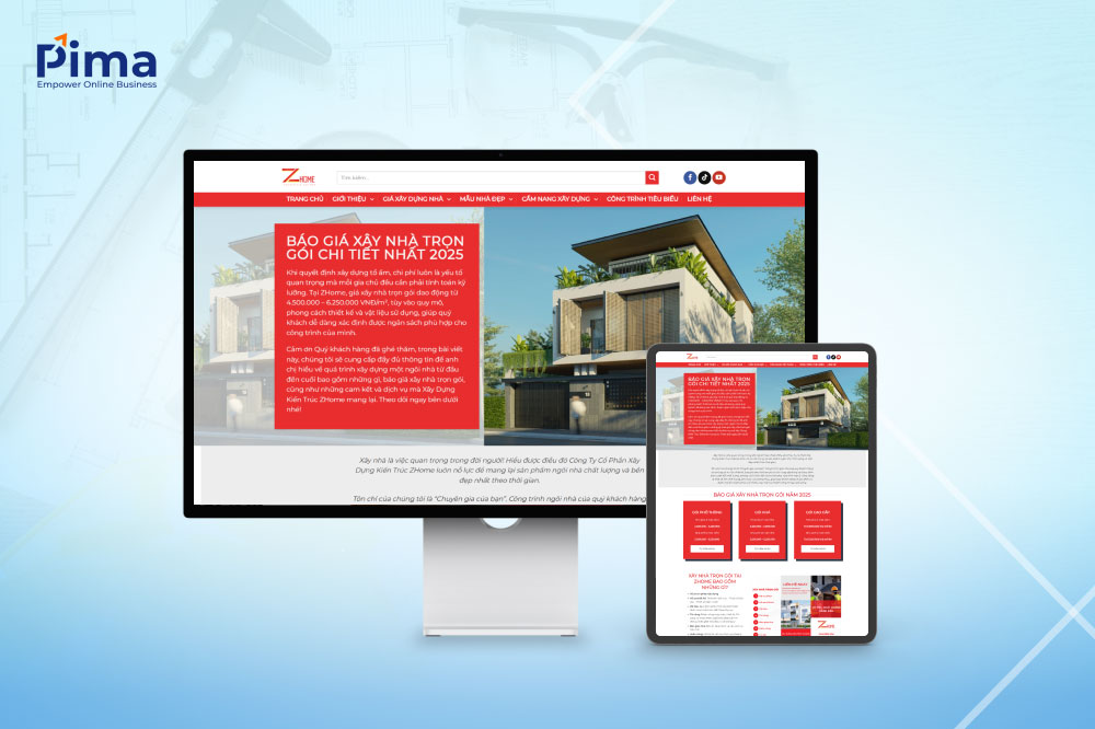 Mẫu website trong lĩnh vực xây dựng thiết kế chuẩn UI/UX Mẫu website trong lĩnh vực xây dựng thiết kế chuẩn UI/UX