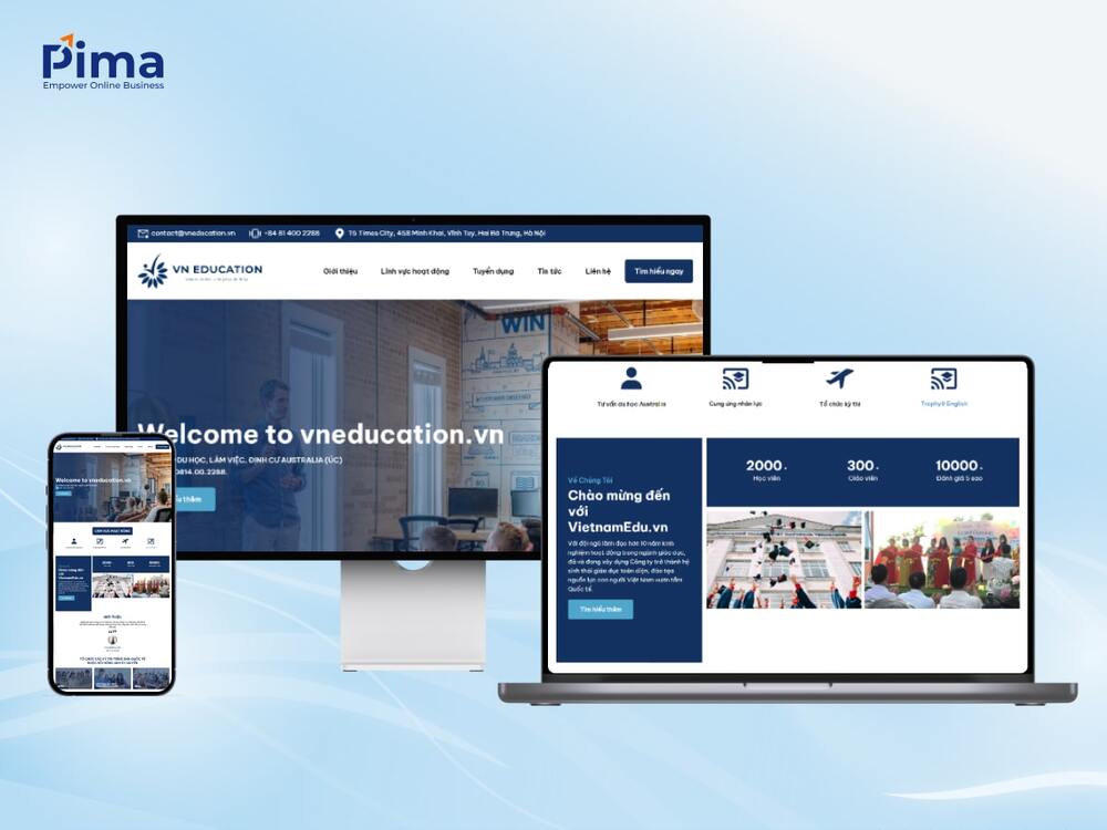 Cần nêu bật sự khác biệt của từng chương trình học để khách hàng dễ lựa chọn Trang giới thiệu của website tư vấn du học cho người dùng biết bạn thực sự là ai