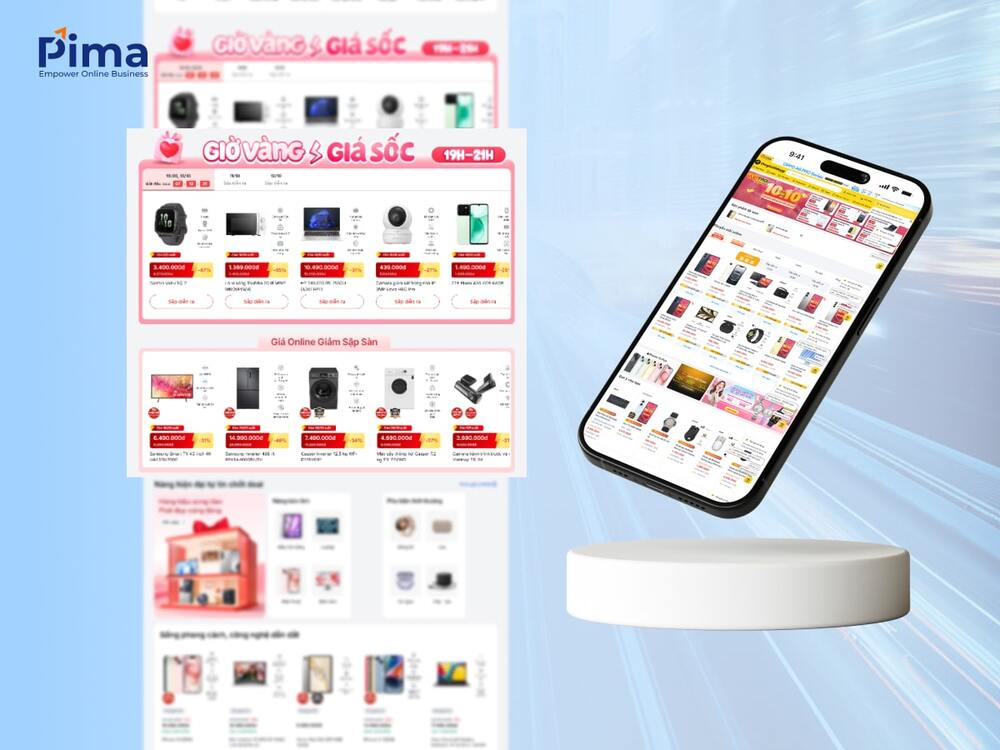 Website cập nhật các chương trình ưu đãi, khuyến mãi