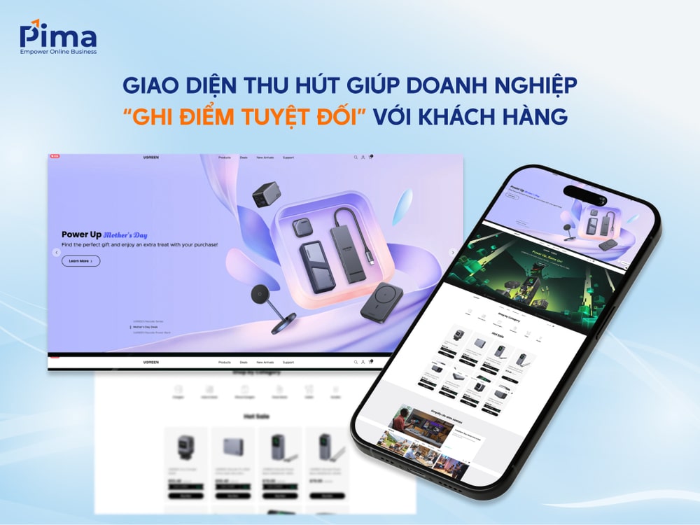 Thiết kế website bán máy tính với giao diện bắt mắt và cuốn hút Thiết kế website bán máy tính với giao diện bắt mắt và cuốn hút