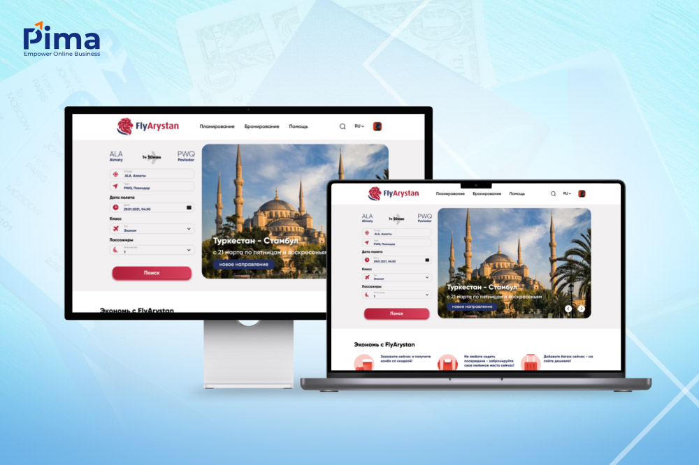 Trang web bán vé máy bay với giao diện cuốn hút Trang web bán vé máy bay với giao diện cuốn hút