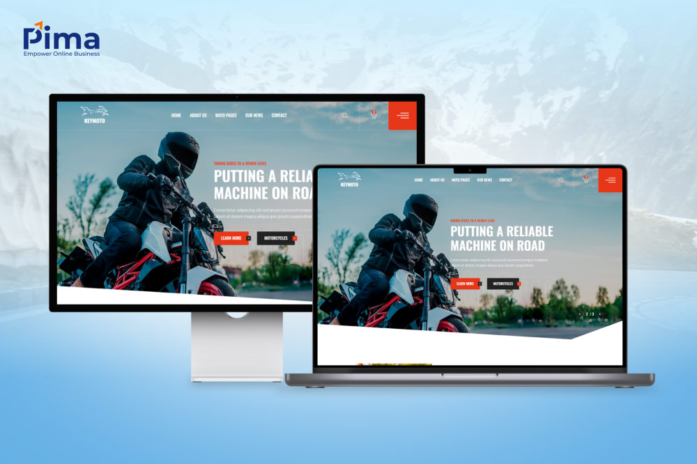 Mẫu website thời thượng chuyên nghiệp và hiện đại