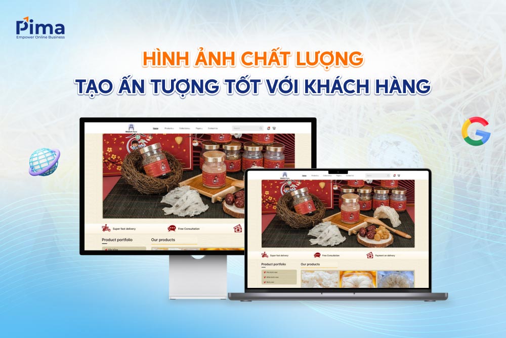 Hình ảnh trên website đảm bảo phải sắc nét và có sự tương tác với người dùng Hình ảnh trên website đảm bảo phải sắc nét và có sự tương tác với người dùng