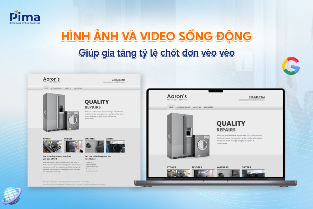Thiết kế website điện máy cần chú trọng hình ảnh sắc nét và video sống động Thiết kế website điện máy cần chú trọng hình ảnh sắc nét và video sống động