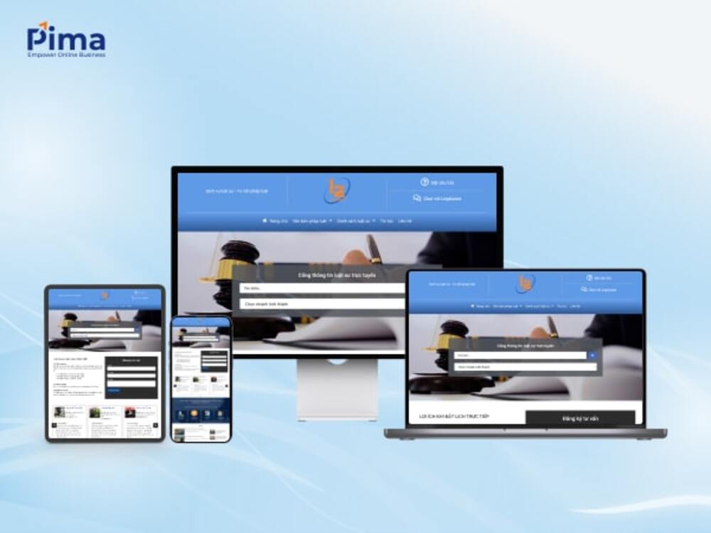 Hộp chat tư vấn giúp công ty luật giải đáp thông tin nhanh chóng cho khách hàng