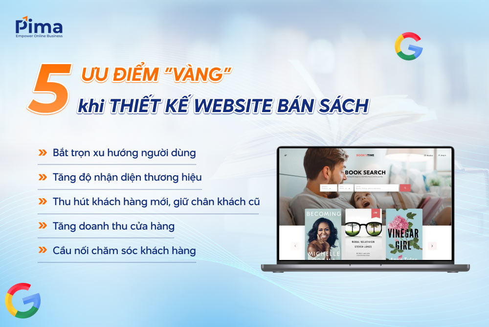 Thiết kế website nhà sách mở rộng cơ hội kinh doanh cho thương hiệu