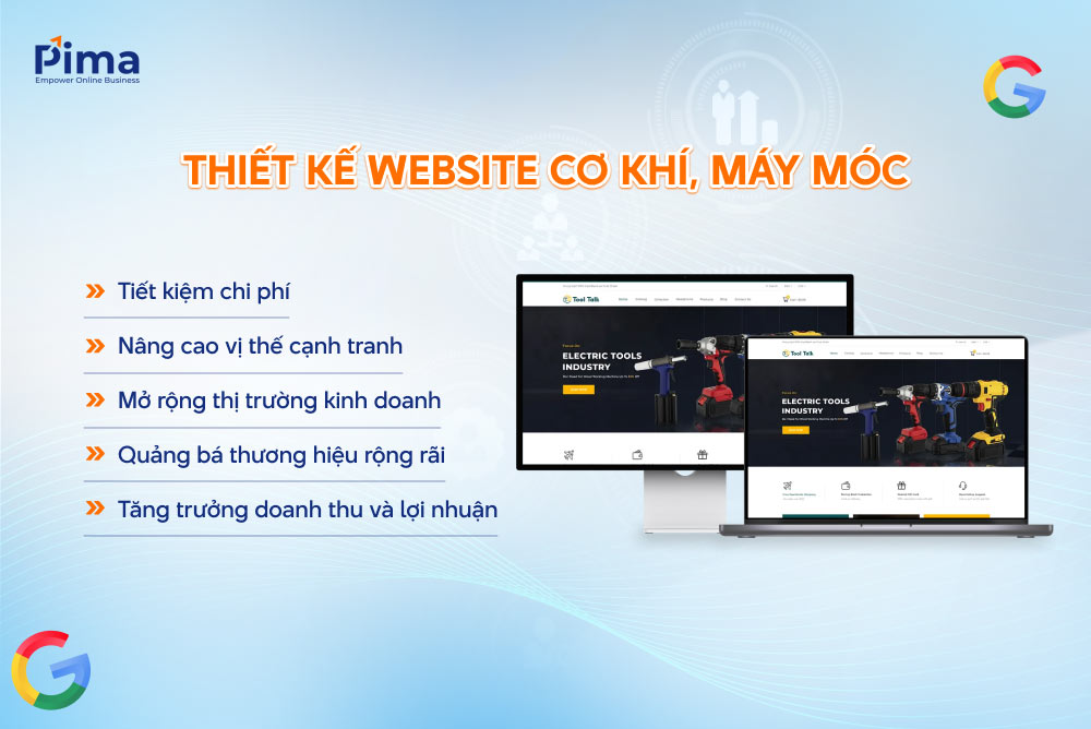 Lợi ích khi thiết kế website cơ khí chuyên nghiệp Lợi ích khi thiết kế website cơ khí chuyên nghiệp
