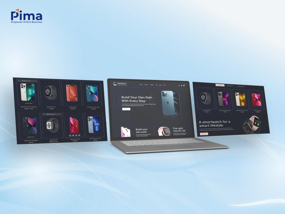 Mẫu thiết kế website thương mại điện tử sang trọng, đẳng cấp