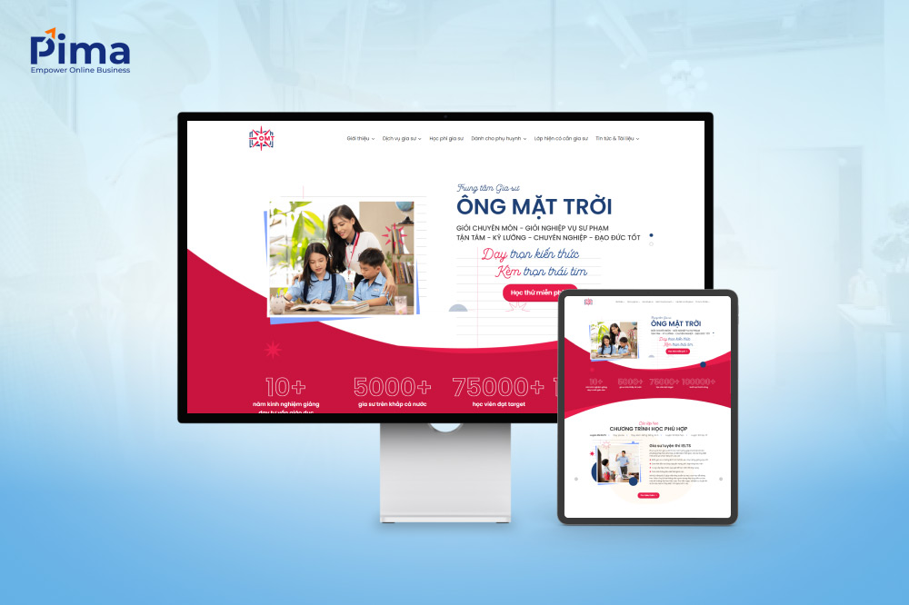 Mẫu trang web gia sư được ưa chuộng nhất hiện nay Mẫu trang web gia sư được ưa chuộng nhất hiện nay
