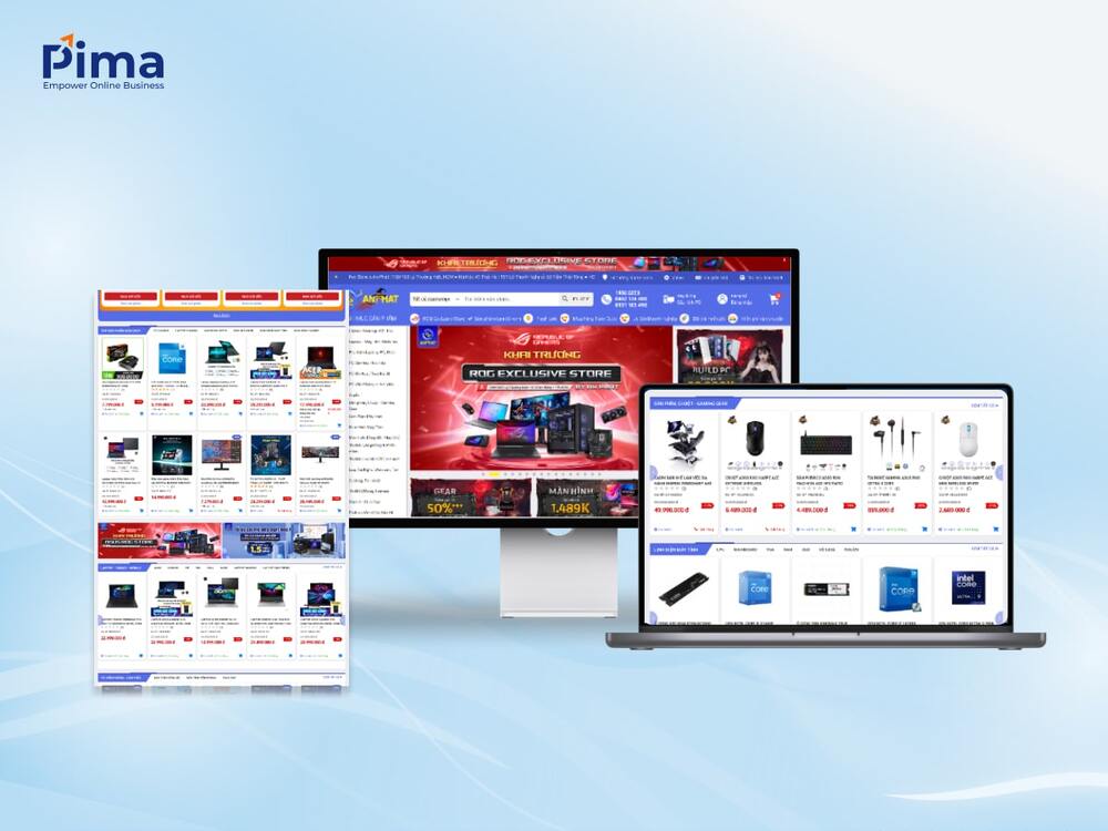 Mẫu website thương mại điện tử bán đồ điện tử được ưa chuộng hiện nay