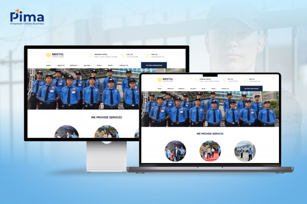 Mẫu website bảo vệ được ưa chuộng nhất hiện nay