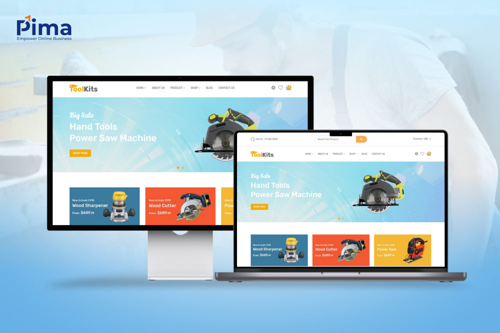 Mẫu website cơ khí nổi bật với giao diện thu hút Mẫu website cơ khí nổi bật với giao diện thu hút