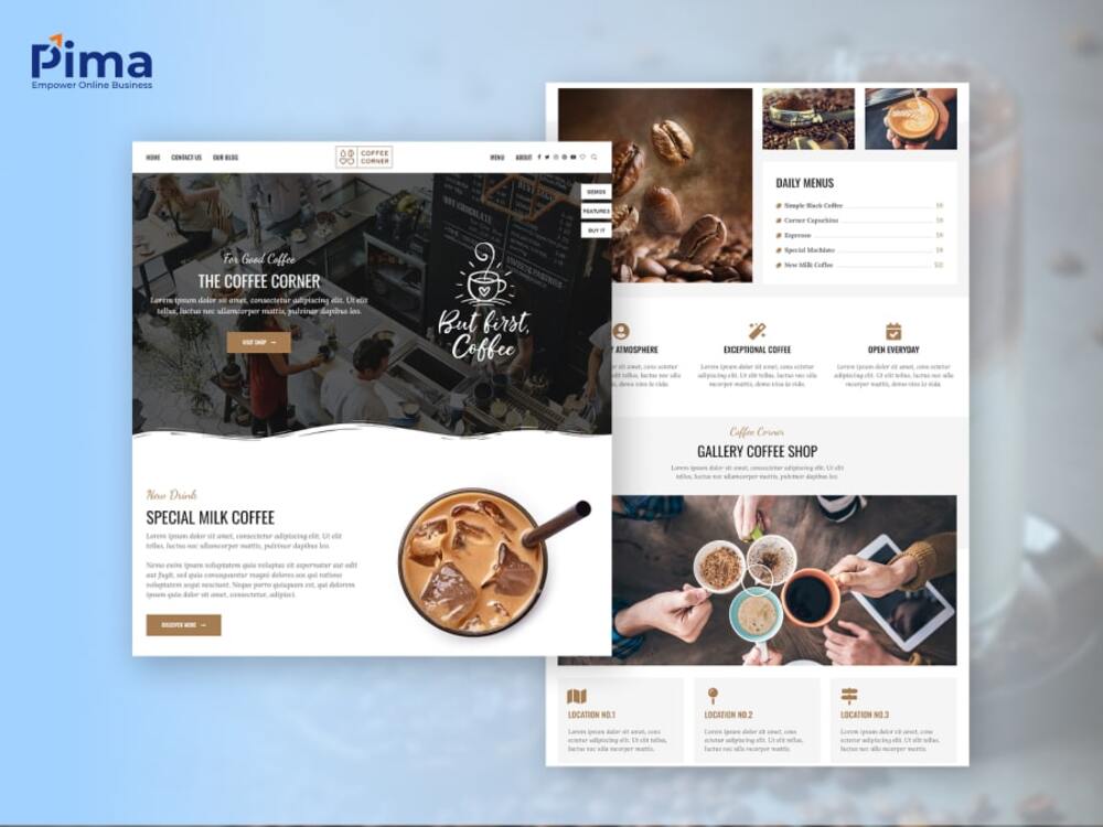 Menu quán cà phê nổi bật với các món best seller, giúp khách hàng dễ lựa chọn Menu quán cà phê nổi bật với các món best seller, giúp khách hàng dễ lựa chọn