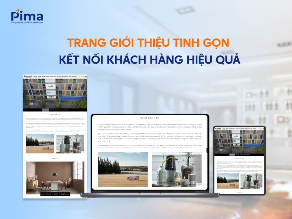 Website nội thất phải tích hợp module giới thiệu cho khách hàng tham khảo