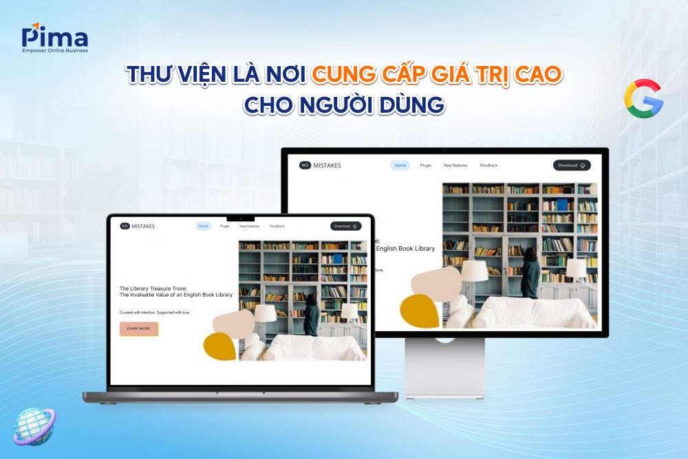 Module thư viện rất cần thiết cho website trung tâm Anh văn