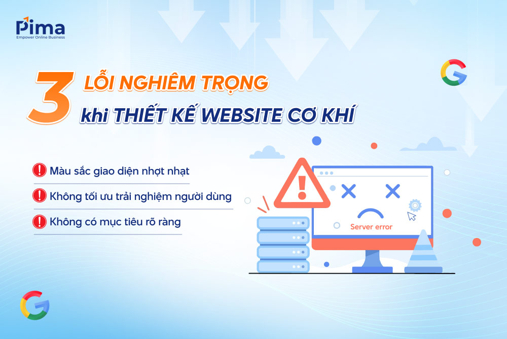 Khi thiết kế website cơ khí cần tránh những sai lầm tai hại này Khi thiết kế website cơ khí cần tránh những sai lầm tai hại này