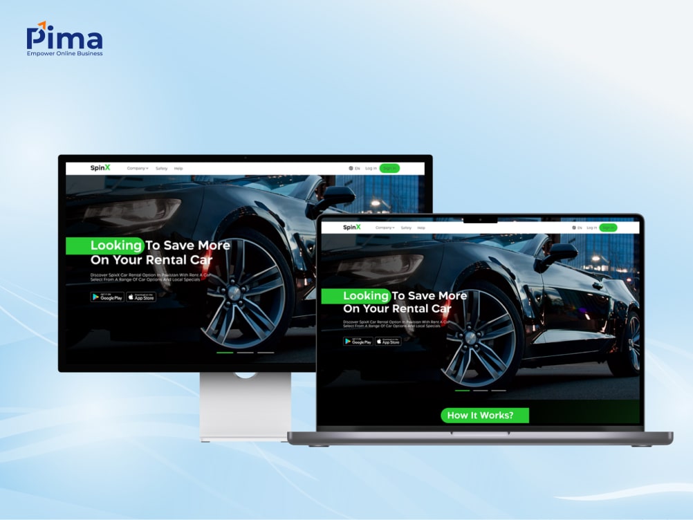 Mẫu thiết kế website ô tô hiện đại với các nút call to action màu vàng tươi mới Mẫu thiết kế website ô tô hiện đại với các nút call to action màu vàng tươi mới