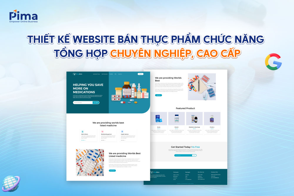 Website thực phẩm chức năng tổng hợp được nhiều doanh nghiệp lựa chọn