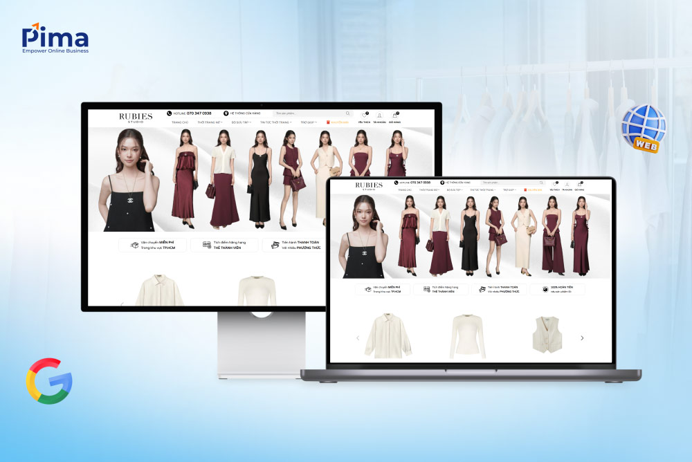 Trang chủ là nơi thể hiện sự cuốn hút của thương hiệu với khách hàng