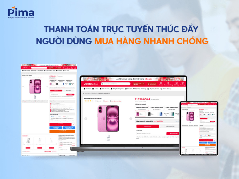 Tính năng thanh toán trực tuyến gián tiếp tạo tỷ lệ chuyển đổi đơn hàng hiệu quả