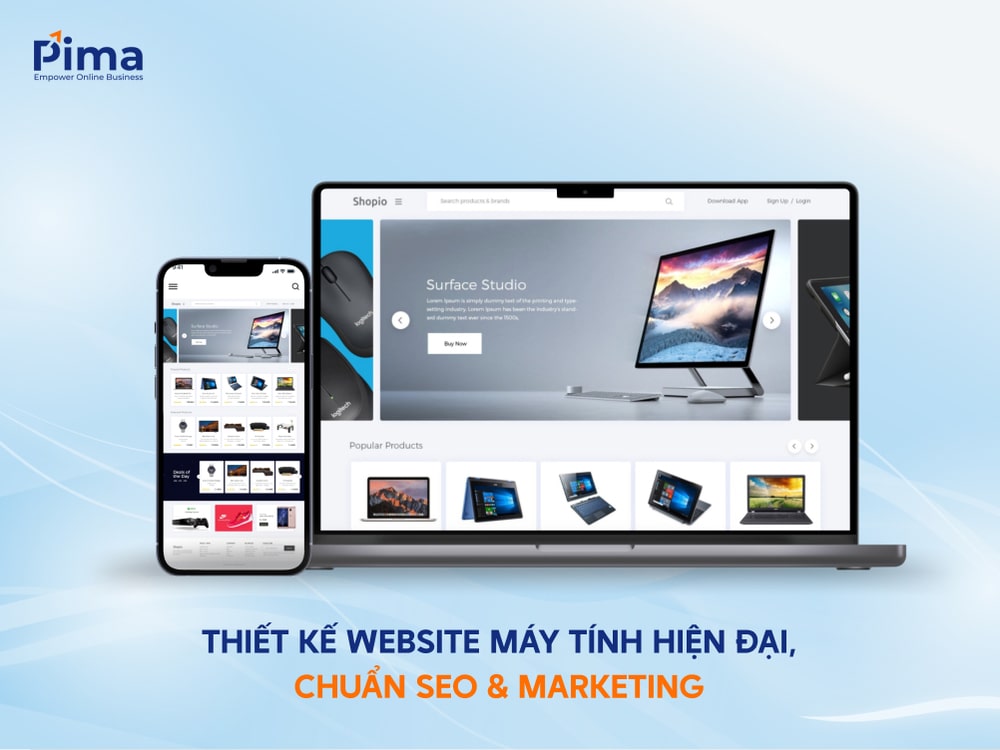 Mẫu trang web bán máy tính được ưa chuộng nhất hiện nay Mẫu trang web bán máy tính được ưa chuộng nhất hiện nay