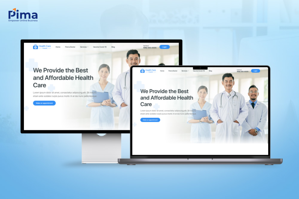 Thiết kế website phòng khám chuẩn UI/UX