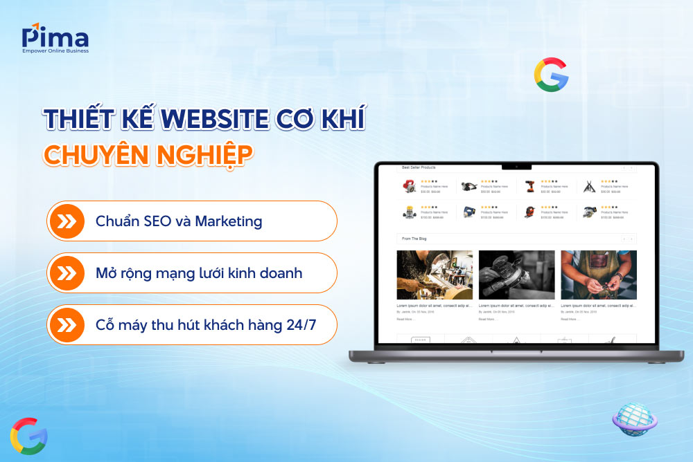 Thiết kế website cơ khí chuyên nghiệp - Nâng tầm doanh nghiệp Thiết kế website cơ khí chuyên nghiệp - Nâng tầm doanh nghiệp