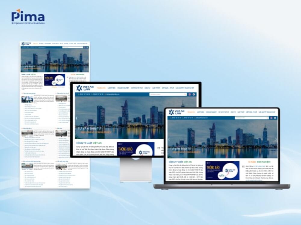 Thiết kế website cho công ty luật giúp bạn xây dựng và sở hữu tài sản thông tin trọn đời