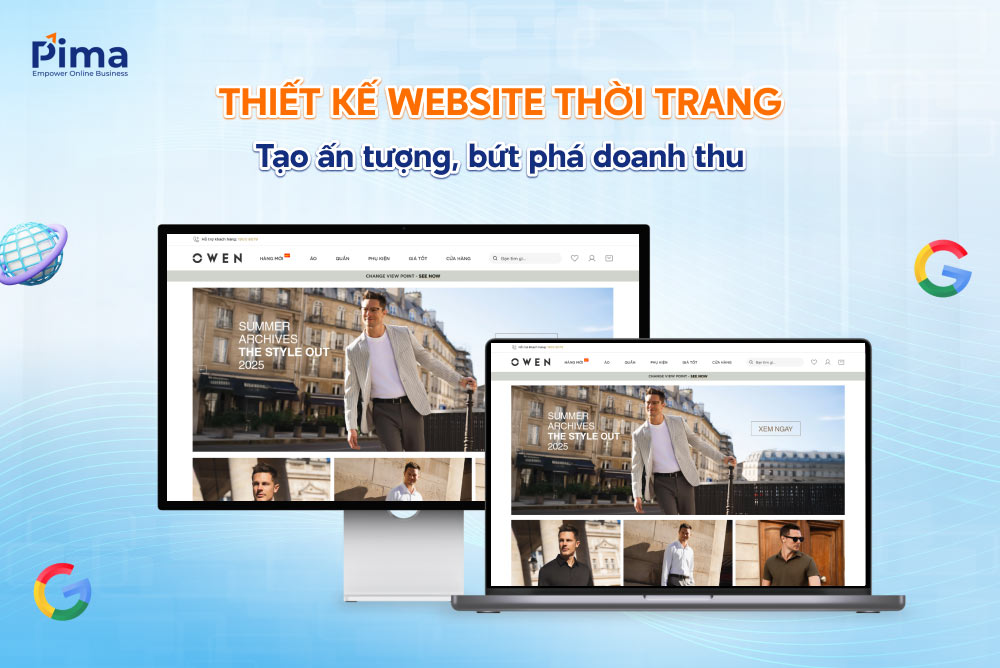 Thiết kế website thời trang chuyên nghiệp, bứt phá doanh thu