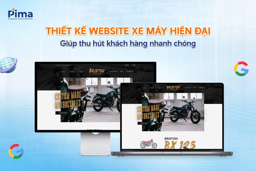Website xe máy hỗ trợ doanh nghiệp tăng cường lợi nhuận