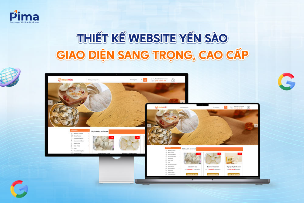 Thiết kế website yến sào giao diện đẹp, chuyên nghiệp chuẩn SEO Thiết kế website yến sào giao diện đẹp, chuyên nghiệp chuẩn SEO